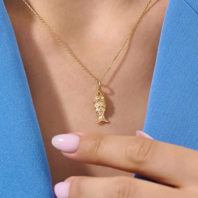 Fish Charm Necklace