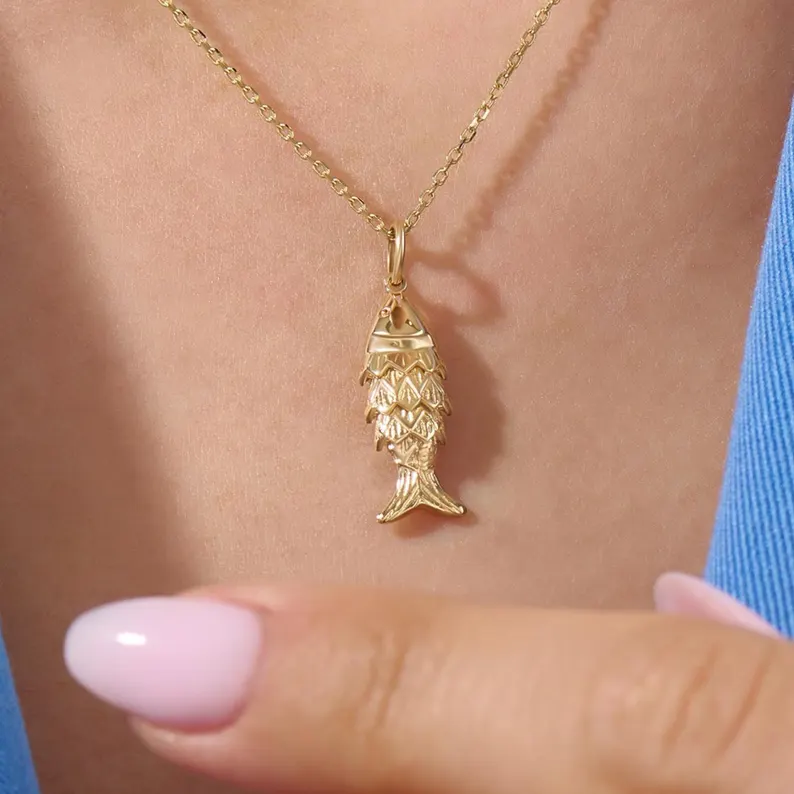 Fish Charm Necklace
