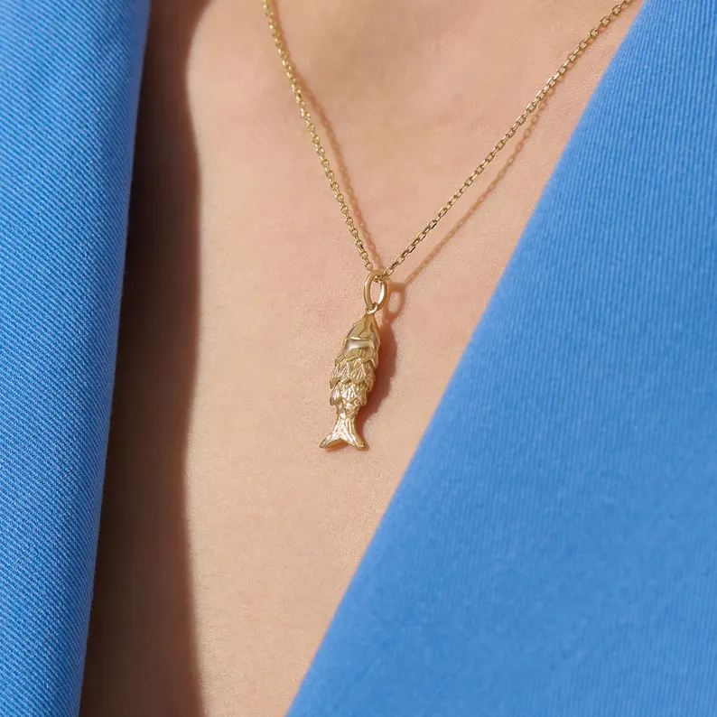 Fish Charm Necklace