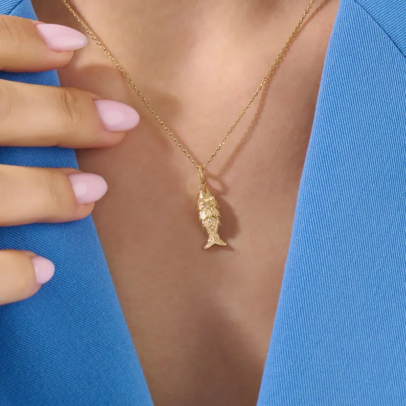 Fish Charm Necklace